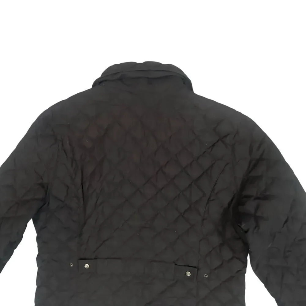 Eddie Bauer 650 Fill Power Premium Goose Down Black Jacket Women’s M Quilted - Picture 10 of 12